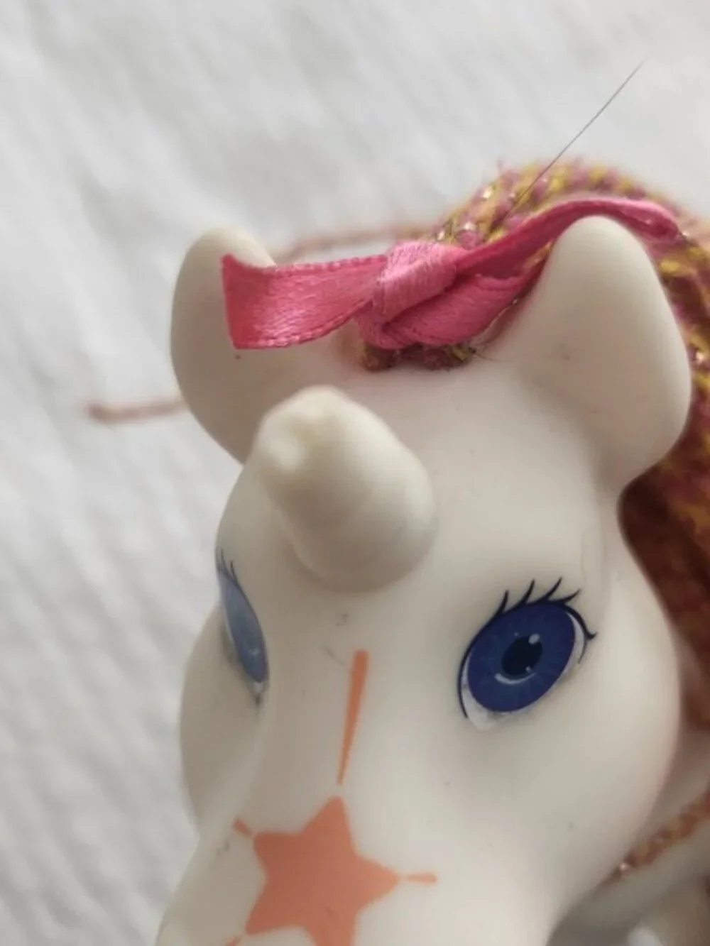 Vintage My Little Pony‎ G1 Galaxy Twinkle Eye Unicorn White Orange Stars 1992